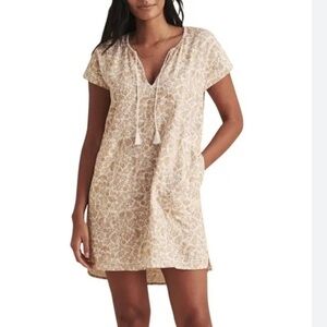 Faherty cotton boho tunic dress